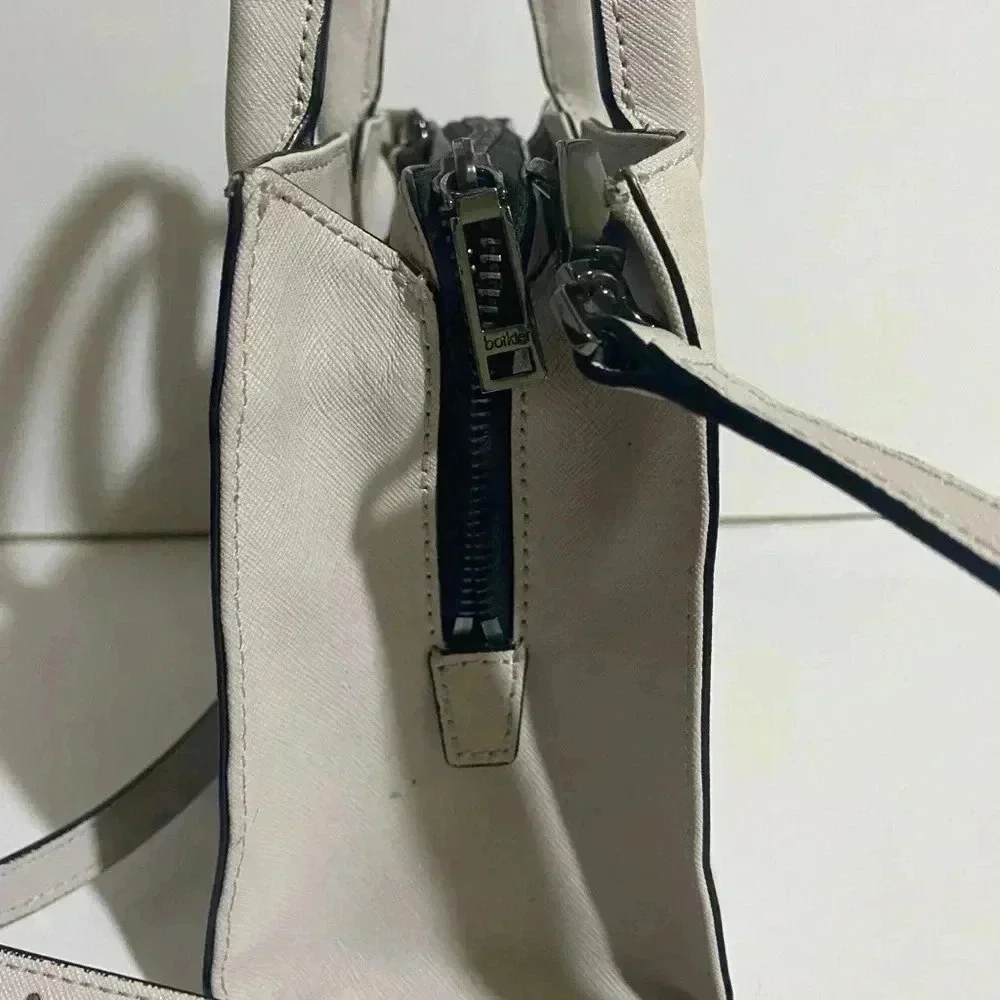 Botkier grey saffiano leather satchel handbag